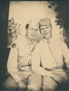 Bill Moomey was delighted to see this photo of his platoon sergeant, Irvin Weaver, of the weapons platoon, Company E, 262nd Infantry Regiment, and his friend Carl Bonde.