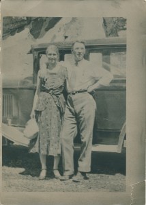 Grandparents Ellen and Carl Bonde in the 1920s or 1930s.