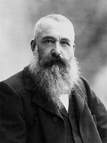 Monet in 1899, photo by Nadar.