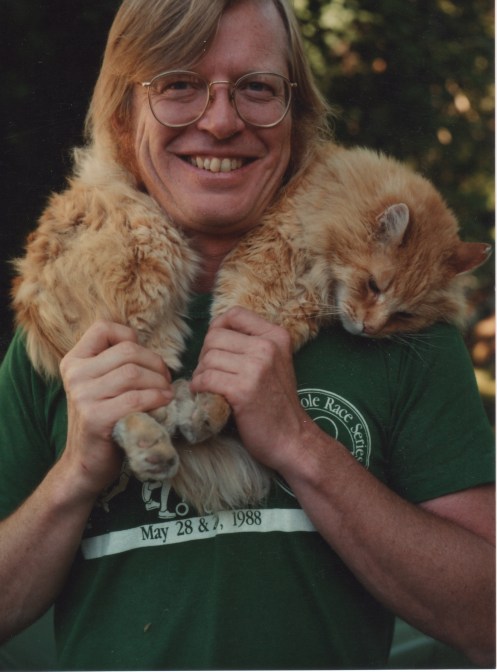 Mark and cat