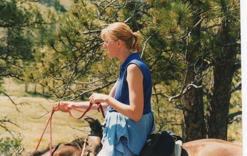 Clara Struckman Cheyenne Trail Ride 1998