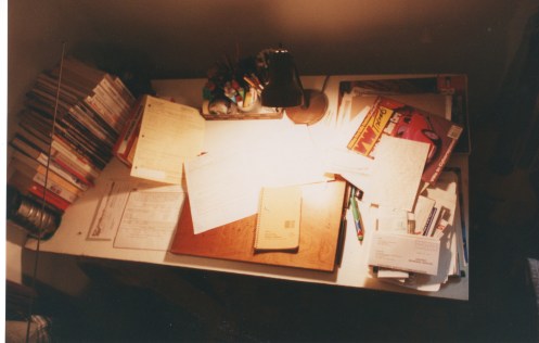 Tom's desk